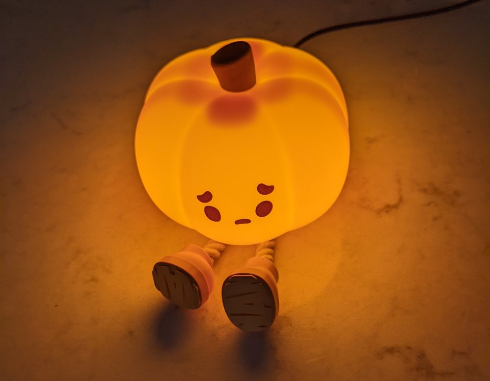 Sad Pumpkin Light